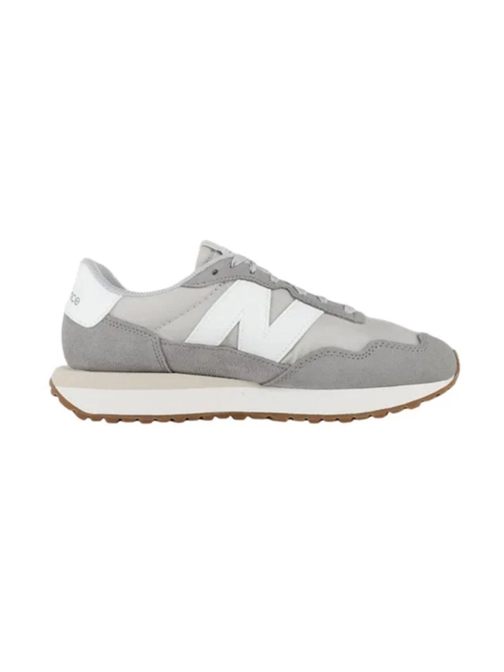 NEW BALANCE 237 Woman’s Sz 8 Sneakers WS237NM Grey White